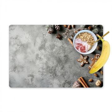 Salvamanteles - Navidad - Pastelería - Gris - Rural