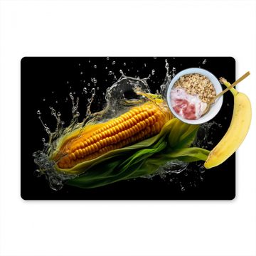 Salvamanteles - Maíz - Vegetal - Plantas - Negro - Agua