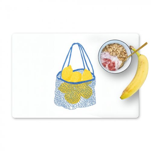 Bolsa - Azul - Limones - Ilustración