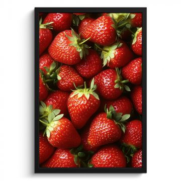 Cuadros enmarcados - Fresa - Fruta - Rojo