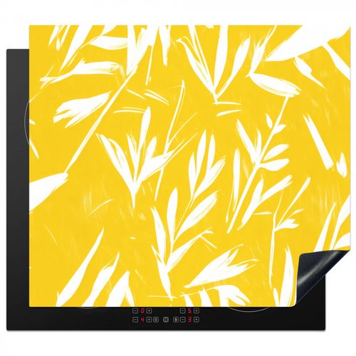 Abstracto - Hojas - Amarillo - Pinceladas