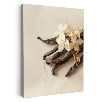 Lienzos decorativos - Vainilla - Floral - Beige