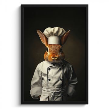 Cuadros enmarcados - Conejo - Cocinero - Animal