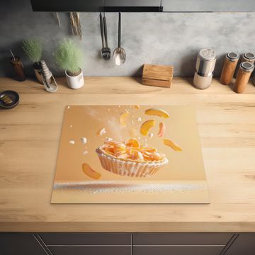 Protector de inducción - Melocotón - Comida - Pastel - Naranja