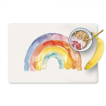 Salvamanteles - Arco iris - Acuarela - Colorido