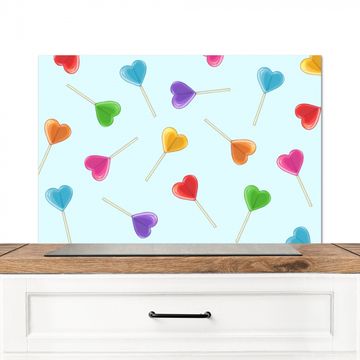 Salpicaderos de cocina - Piruleta - Arco iris - Caramelo