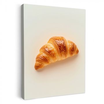 Lienzos decorativos - Croissant - Pan - Beige