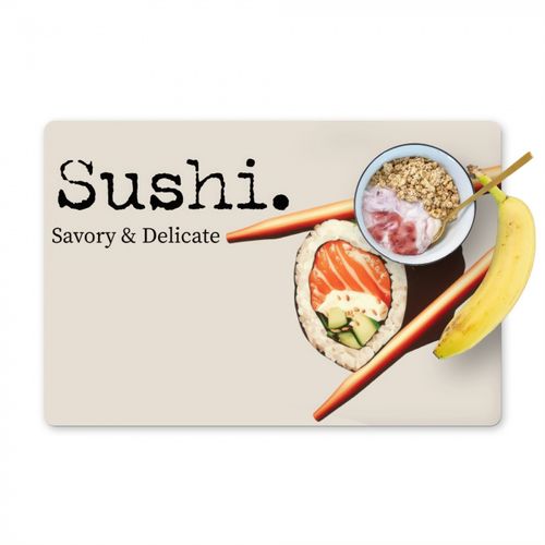 Salvamanteles - Sushi - Salmón - Arroz - Japonés