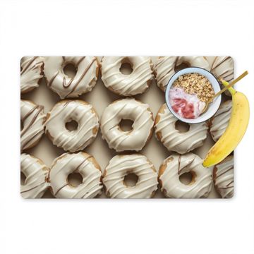 Salvamanteles - Donuts - Chocolate - Blanco - Beige