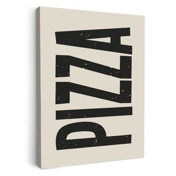 Lienzos decorativos - Pizza - Decoración - Japandi - Vintage