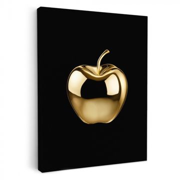 Lienzos decorativos - Apple - Oro - Cromo - Negro