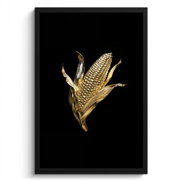 Cuadros enmarcados - Maíz - Alimentos - Oro - Negro