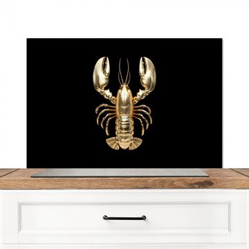Salpicaderos de cocina - Cáncer - Oro - Textura - Negro