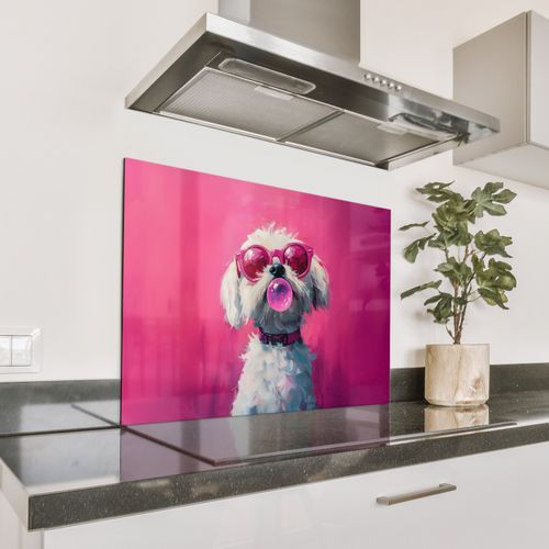 Rosa - Perro - Burbuja