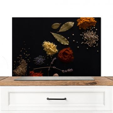 Salpicaderos de cocina - Paleta de especias en contraste