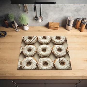 Protector de inducción - Donuts - Chocolate - Blanco - Beige