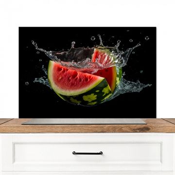 Salpicaderos de cocina - Sandía - Negra - Agua - Fruta - Melón