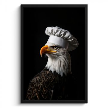 Cuadros enmarcados - Águila - América - Gorro de cocinero - Ave - Fuerte