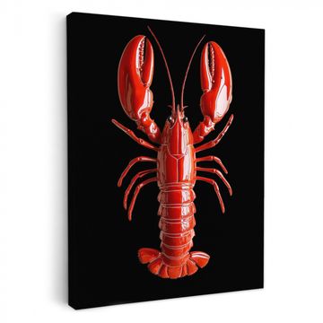 Lienzos decorativos - Langosta - Glossier Rojo - Negro