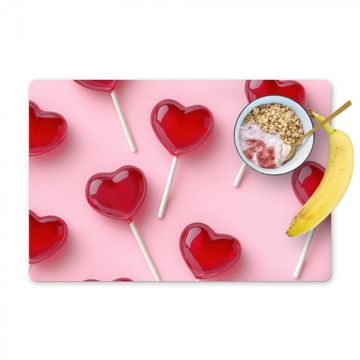 Piruletas - Corazones - Rosa