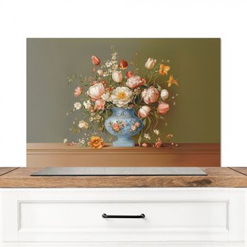Salpicaderos de cocina - Neutro - Flores - Ramo - Jarrón