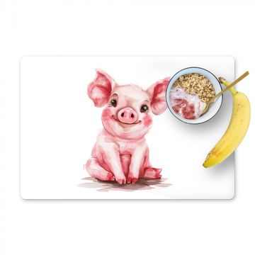 Salvamanteles - Cerdo - Rosa - Animal bebé - Animales de granja