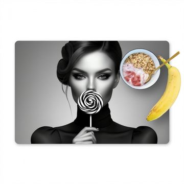 Salvamanteles - Mujer - Lolly - Negro