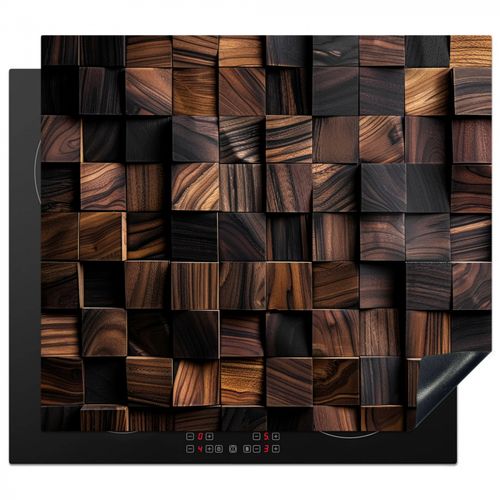 Mosaico de texturas de madera