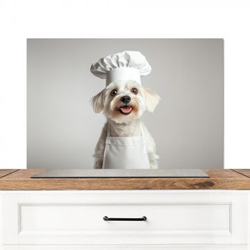 Salpicaderos de cocina - Perro - Blanco - Cocinero