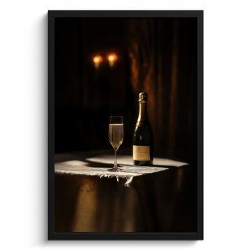 Cuadros enmarcados - Prosecco - Burbujas - Atmósfera - Licor