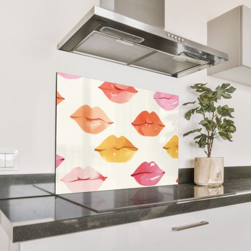 Salpicaderos de cocina - Labios - Coloridos - Brillantes