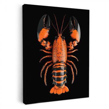 Lienzos decorativos - Langosta - Naranja - Negro - Moderno
