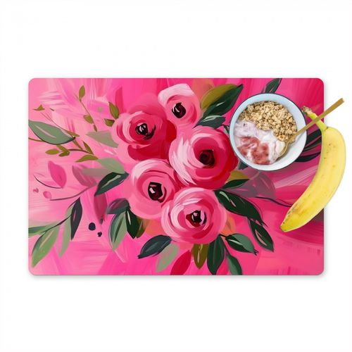 Flores - Pintura - Rosa