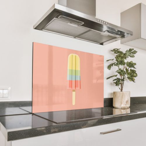 Salpicaderos de cocina - Helado de agua - Tonos pastel - Minimalista