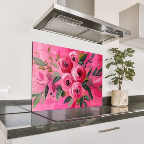 Flores - Pintura - Rosa