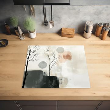 Protector de placa de induccion - Wabi sabi - Beige - Planta