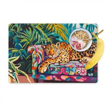 Salvamanteles - Leopardo - Colorido - Tropical