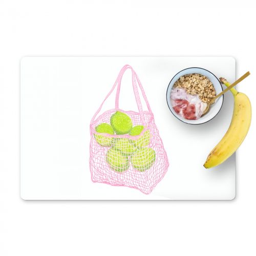 Bolsa de malla - Rosa - Ilustración - Limas