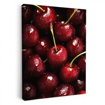 Lienzos decorativos - Rojo - Fruta - Cereza