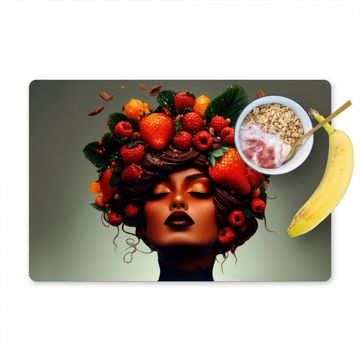 Salvamanteles - Mujer - Chocolate - Frambuesas - Fresas - Galletas