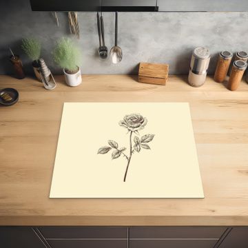 Protector de inducción - Ilustración - Negro - Rosa