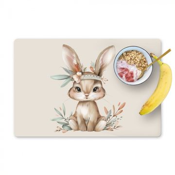 Salvamanteles - Liebre - Animal - Bohemio - Colores pastel