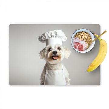 Salvamanteles - Perro - Blanco - Cocinero
