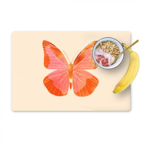 Salvamanteles - Mariposa - Minimalista - Rosa