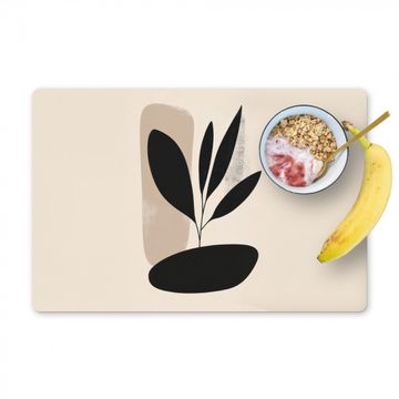 Salvamanteles - Planta - Beige - Japandi