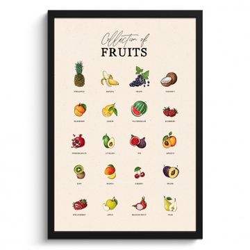 Quadros enmarcados - Frutas - Alimentación - Cocina