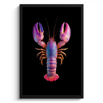 Cuadros enmarcados - Cáncer - Morado - Rosa - Negro - Lunares - Lila