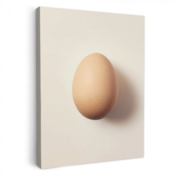 Lienzos decorativos - Huevo - Beige - Oval - Oval