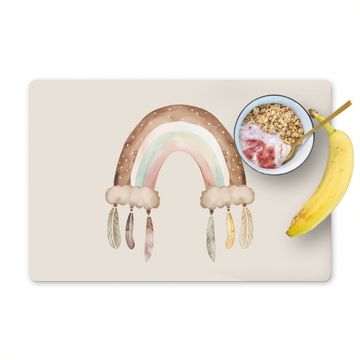 Salvamanteles - Arco iris - Bohemia - Boho - Colores pastel