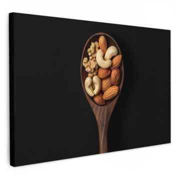 Lienzos decorativos - Madera - Nogal - Negro
